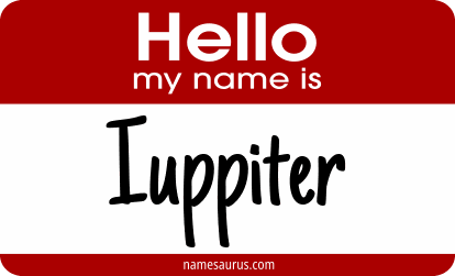 Hello my name is Iuppiter png download
