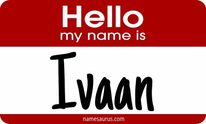 Hello my name is Ivaan png download