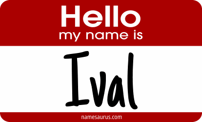 Hello my name is Ival png download