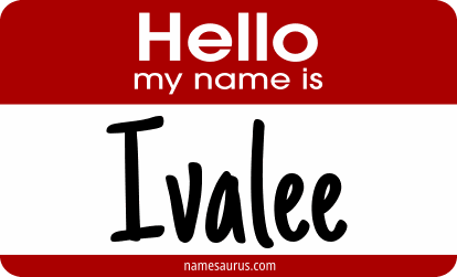 Hello my name is Ivalee png download