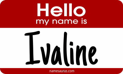 Hello my name is Ivaline png download