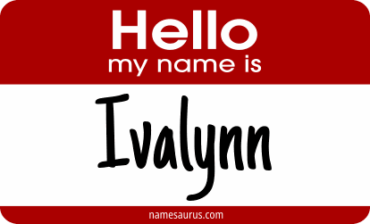 Hello my name is Ivalynn png download