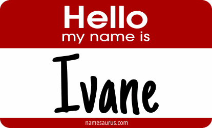Hello my name is Ivane png download