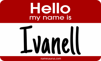 Hello my name is Ivanell png download