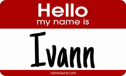 Hello my name is Ivann png download