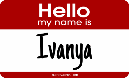 Hello my name is Ivanya png download
