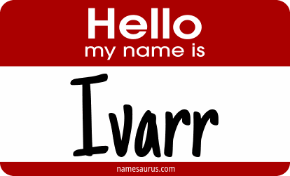 Hello my name is Ivarr png download