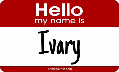 Hello my name is Ivary png download