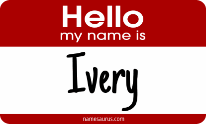 Hello my name is Ivery png download