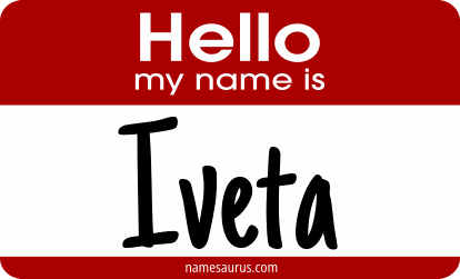 Hello my name is Iveta png download