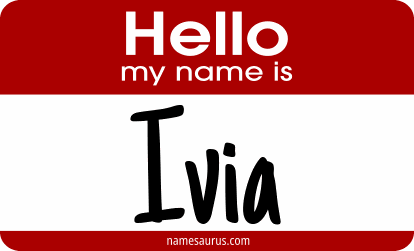 Hello my name is Ivia png download