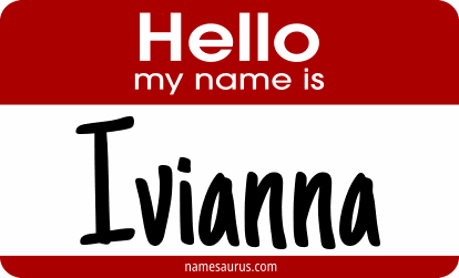 Hello my name is Ivianna png download