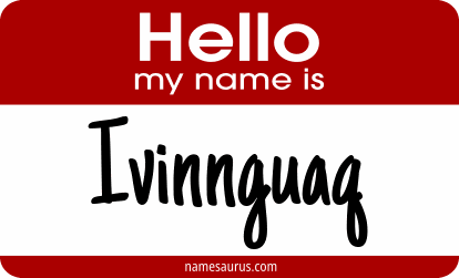 Hello my name is Ivinnguaq png download