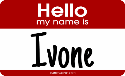 Hello my name is Ivone png download