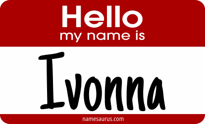 Hello my name is Ivonna png download