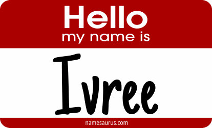 Hello my name is Ivree png download