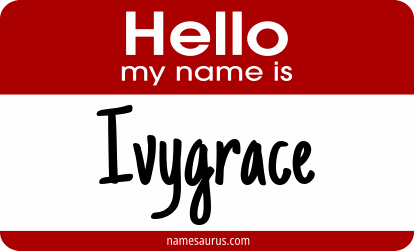 Hello my name is Ivygrace png download