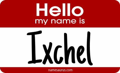 Hello my name is Ixchel png download
