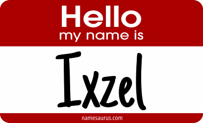 Hello my name is Ixzel png download