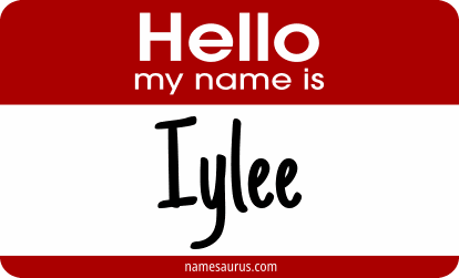 Hello my name is Iylee png download