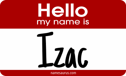 Hello my name is Izac png download