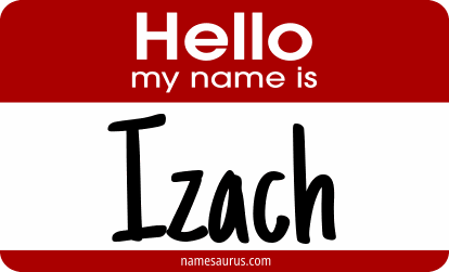 Hello my name is Izach png download