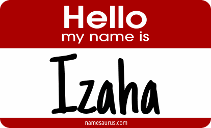 Hello my name is Izaha png download