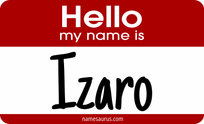 Hello my name is Izaro png download