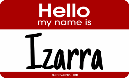 Hello my name is Izarra png download