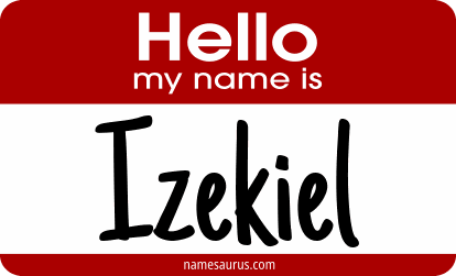 Hello my name is Izekiel png download