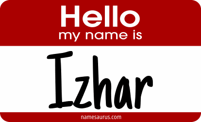 Hello my name is Izhar png download