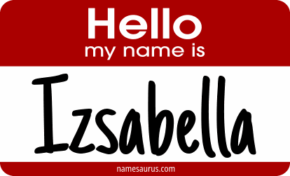 Hello my name is Izsabella png download