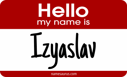 Hello my name is Izyaslav png download