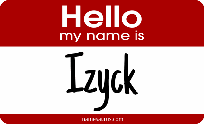 Hello my name is Izyck png download