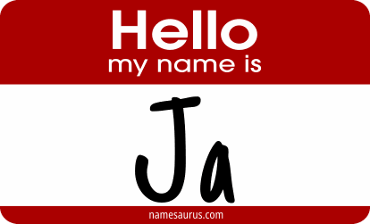 Hello my name is Ja png download
