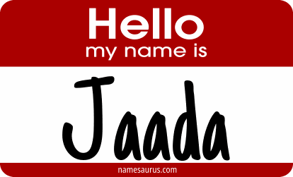 Hello my name is Jaada png download