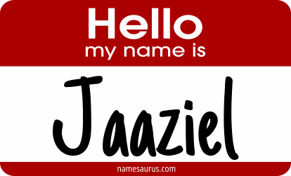 Hello my name is Jaaziel png download