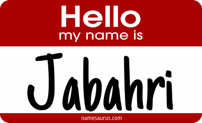 Hello my name is Jabahri png download