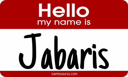 Hello my name is Jabaris png download