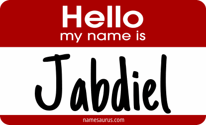 Hello my name is Jabdiel png download