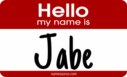 Hello my name is Jabe png download