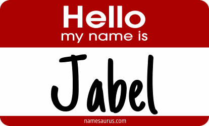 Hello my name is Jabel png download