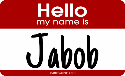 Hello my name is Jabob png download
