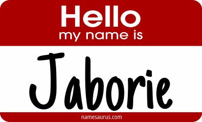 Hello my name is Jaborie png download