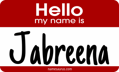 Hello my name is Jabreena png download