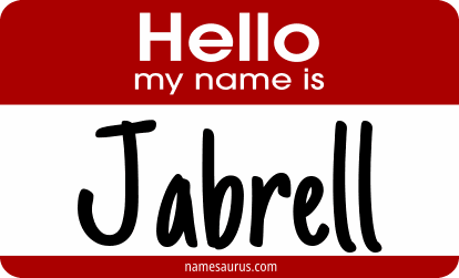 Hello my name is Jabrell png download