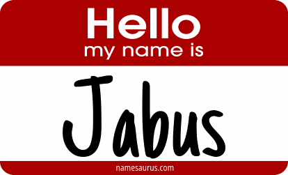Hello my name is Jabus png download