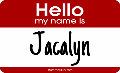 Hello my name is Jacalyn png download