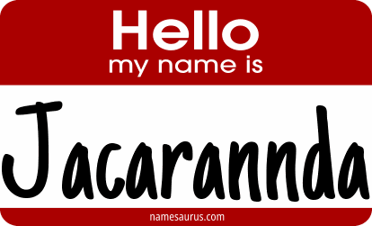 Hello my name is Jacarannda png download