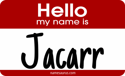 Hello my name is Jacarr png download